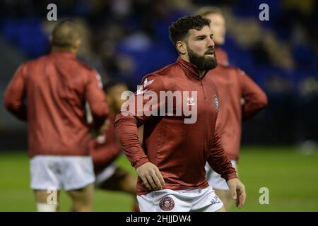 Warrington, Angleterre - 29 janvier 2022 - Abbas Miski de Wigan Warriors lors de la ligue de rugby Betfred Super League friendly Warrington Wolves vs Wigan Warriors au stade Halliwell Jones, Warrington, Royaume-Uni Dean Williams Banque D'Images