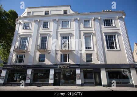 Le restaurant italien Prezzo à Cheltenham, Gloucestershire, au Royaume-Uni Banque D'Images