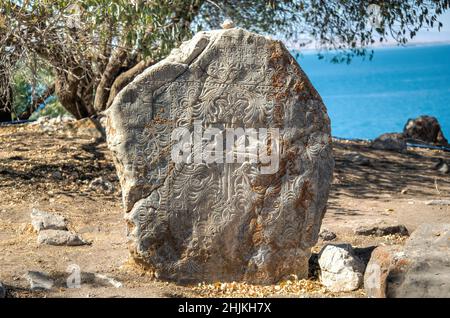 Île d'Akdamar, Van, Turquie - février 2020 : île d'Akdamar et église de surp l'église d'Akdamar est un lieu religieux important pour le peuple arménien Banque D'Images