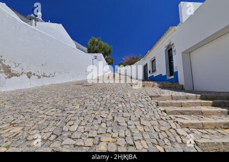 Causeway of the Seven Knights-Saint James Church wall-Castle Hill. Tavira-Portugal-084 Banque D'Images