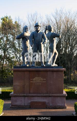 Monument commémoratif Piper Alpha, Hazelhead Park, Aberdeen, Écosse, Royaume-Uni Banque D'Images