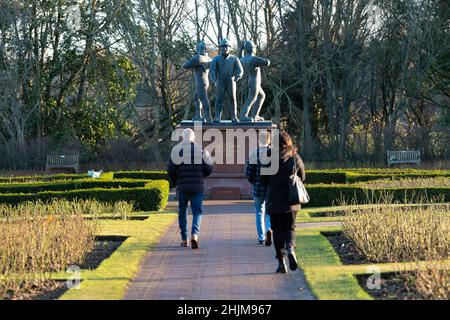 Monument commémoratif Piper Alpha, Hazelhead Park, Aberdeen, Écosse, Royaume-Uni Banque D'Images