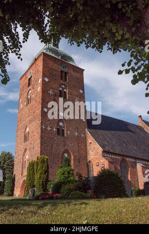 L'église Saint Nikolai à Burg, Fehmarn, Mer Baltique, Schleswig-Holstein, Allemagne,Europe Banque D'Images