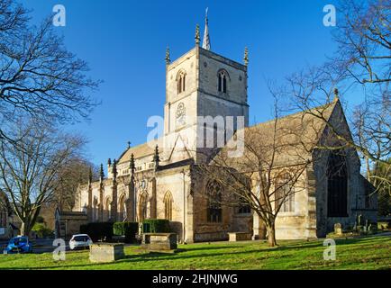 Royaume-Uni, Yorkshire du Nord, Knaresborough, Église Saint-Jean-Baptiste Banque D'Images