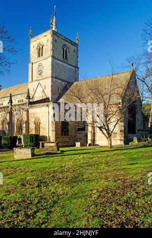 Royaume-Uni, Yorkshire du Nord, Knaresborough, Église Saint-Jean-Baptiste Banque D'Images