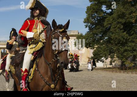 Réincorporation du premier empire Guarde Imperiale régiment France Napoléon Bonaparte Banque D'Images