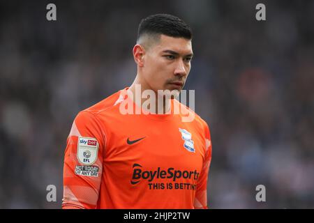 Derby, Royaume-Uni.30th janvier 2022.Neil Etheridge de Birmingham City pendant le match de championnat Sky Bet au Pride Park Stadium, Derby.Crédit photo devrait lire: Isaac Parkin/Sportimage crédit: Sportimage/Alay Live News Banque D'Images