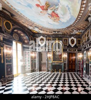 Salle en marbre du château royal de Varsovie - Varsovie, Pologne Banque D'Images