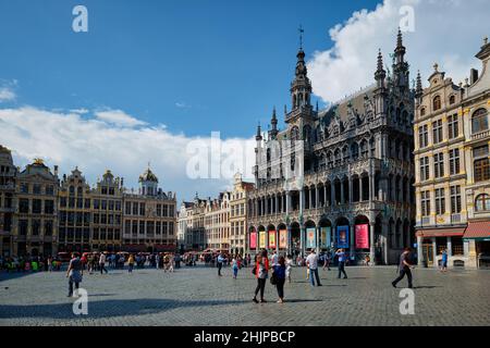 Bruxelles Bruxelles place de la Grand-place Grote Markt, Belgique Banque D'Images