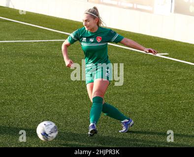 BILLERICAY, ANGLETERRE - JANVIER 30: Coventry United LFC Charlie Estcourt lors de la FA Women's FA Cup quatrième tour propre entre Billericay Town Women Banque D'Images