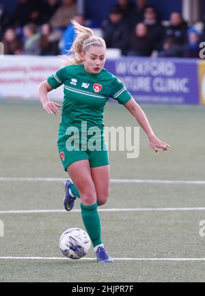 BILLERICAY, ANGLETERRE - JANVIER 30: Coventry United LFC Charlie Estcourt lors de la FA Women's FA Cup quatrième tour propre entre Billericay Town Women Banque D'Images
