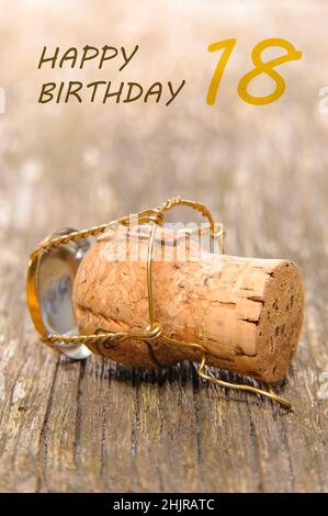 concraculations à joyeux anniversaire Banque D'Images