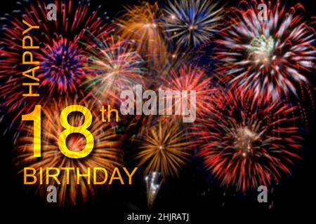 concraculations à joyeux anniversaire Banque D'Images