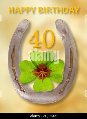 concraculations à joyeux anniversaire Banque D'Images