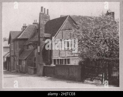 Milton's Cottage, Chalfont St. Giles. Buckinghamshire (1913) Banque D'Images