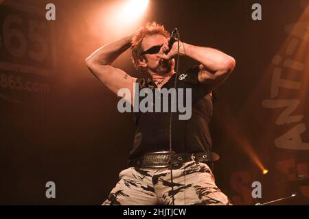 Southampton, Royaume-Uni.30th janvier 2022.Le chanteur Nick Culmer, plus connu sous son nom de scène Animal, du groupe punk anglais anti-nowhere League, se produit en direct sur scène sur le site 1865 de Southampton.(Photo par Dawn Fletcher-Park/SOPA Images/Sipa USA) crédit: SIPA USA/Alay Live News Banque D'Images
