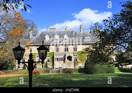 The Slaughters Manor House, un hôtel de campagne de 17th siècles dans le village de Lower Slaughter, Cotswolds, Gloucestershire, Angleterre, Royaume-Uni Banque D'Images