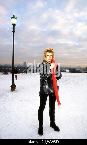 Kim Wilde à Londres 1982 Banque D'Images