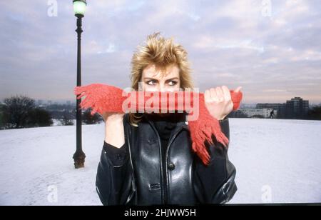 Kim Wilde à Londres 1982 Banque D'Images