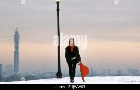 Kim Wilde à Londres 1982 Banque D'Images