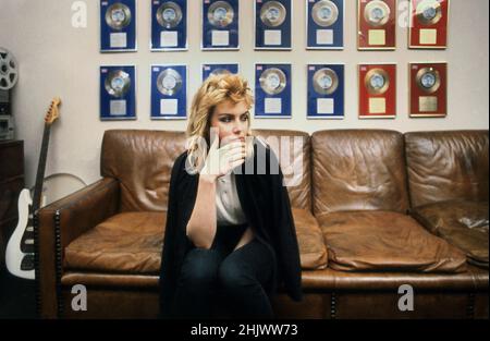 Kim Wilde à Londres 1982 Banque D'Images