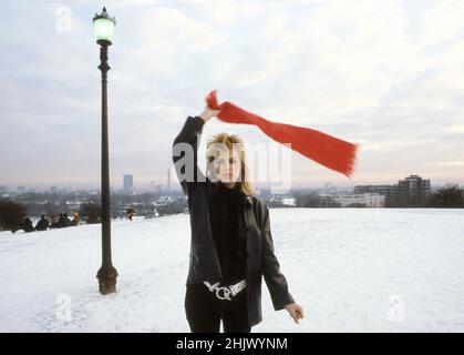 Kim Wilde à Londres 1982 Banque D'Images