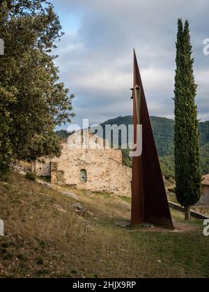 Sant Quirze de Pedret, Cercs (Berguedà) Banque D'Images