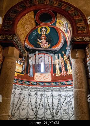 Sant Quirze de Pedret, Cercs (Berguedà) Banque D'Images