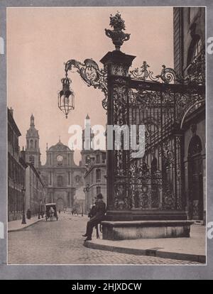 Vue sur Nancy. Meurthe-et-Moselle. France (1925) Banque D'Images