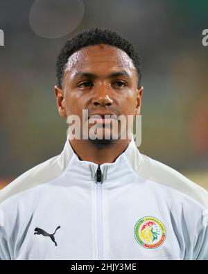 Yaoundé, Cameroun, 30 janvier 2022: Abdou Diallo du Sénégal pendant la coupe des nations de Guinée équatoriale-Afrique au stade Ahmadou Ahidjo.Prix Kim/CSM. Banque D'Images