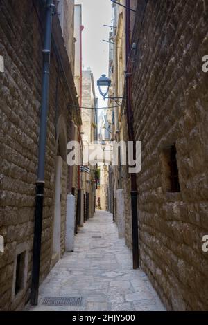 Bisceglie, ville historique de la province de Barletta Andria Trani, Apulia, Italie Banque D'Images