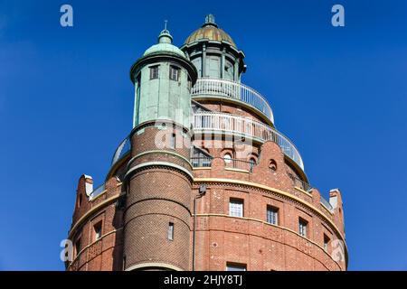 Wohnhaus, ehemaliger Wasserturm, Akazienallee, Westend, Charlottenburg, Berlin, Deutschland Banque D'Images