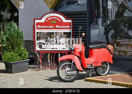 DDR-Motorrad-Museum Berliner, Rochstraße, Mitte, Berlin, Deutschland Banque D'Images