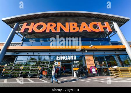 Hornbach, Planung, Großbeerenstraße Mariendorf, Tempelhof-Schöneberg, Berlin, Deutschland Banque D'Images