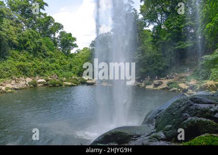 Wasserfall Misol-Ha, Chiapas, Mexique Banque D'Images