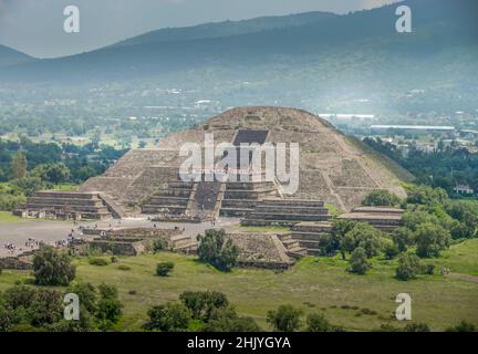 «Mondpyramide Piramide de la Luna', Ruinenstadt Teotihuacan, Mexique Banque D'Images