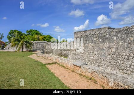 Fort San Felipe, Cozumel, Quintana Roo, Mexique Banque D'Images