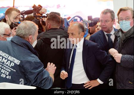 Eric Zemmour, parti d'extrême droite français « Reconquete! »Leader, expert des médias et candidat à l'élection présidentielle française de 2022 Eric Zemmour, Cannes, Banque D'Images