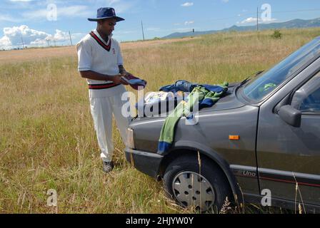 Rome, Italie 04/06/2006: Galicano di Roma, match de cricket entre Bangla Roma et Latina équipe valide pour le championnat de la série B.© Andrea Sabbadini Banque D'Images