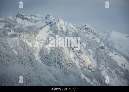 Snowy Mountain Fine Art Landscape Washington Banque D'Images