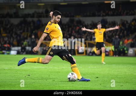 Loups footballeur Raul Jimenez.Wolverhampton Wanderers / Liverpool au stade Molineux 07/01/2019 - FA Cup 3rd ronde Banque D'Images