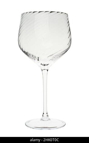 Un verre de vin.Verrerie.Récipients à boire ou verres.Verres domestiques pour boire des liquides de. Banque D'Images