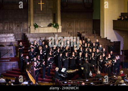 Artes vocales - Communauté Chorus Banque D'Images