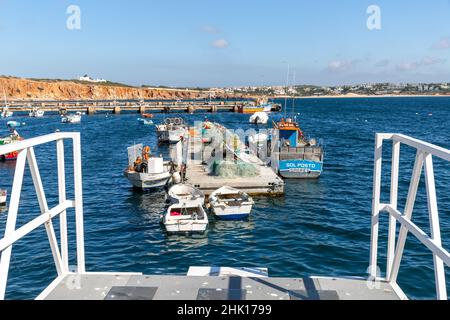 Porto da Baleeira, Sagres Portugal Banque D'Images