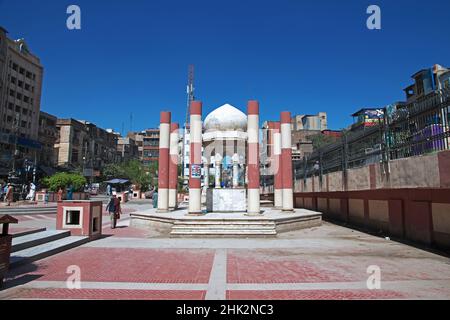 Chowk Yadgar à Peshawar, Pakistan Banque D'Images