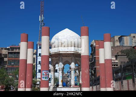 Chowk Yadgar à Peshawar, Pakistan Banque D'Images