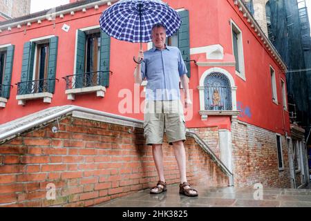 Bill de Blasio à Venise Banque D'Images