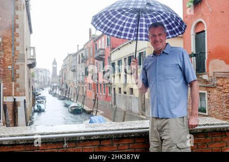 Bill de Blasio à Venise Banque D'Images