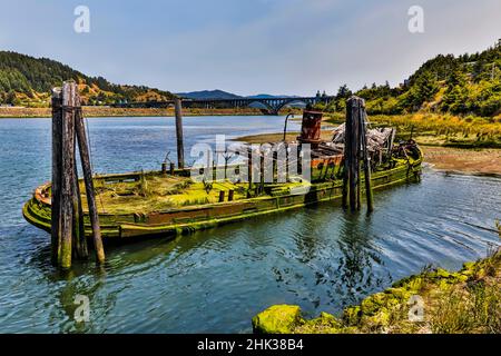 États-Unis, Oregon, Gold Beach, The Mary d.Hume Banque D'Images