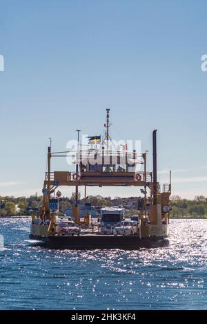 Suède, Île De Faro, Broa, Ferry Pour L'Île De Gotland-Faro Banque D'Images